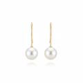 Minimalist Pearl Drop Earrings