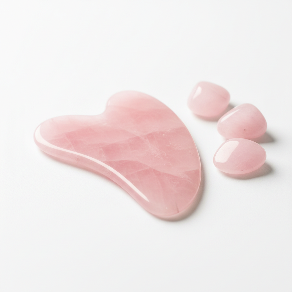Rose Quartz Gua Sha Facial Tool